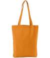 W691 Westford Mill EarthAware® Organic Twill Tote Bag Orange colour image